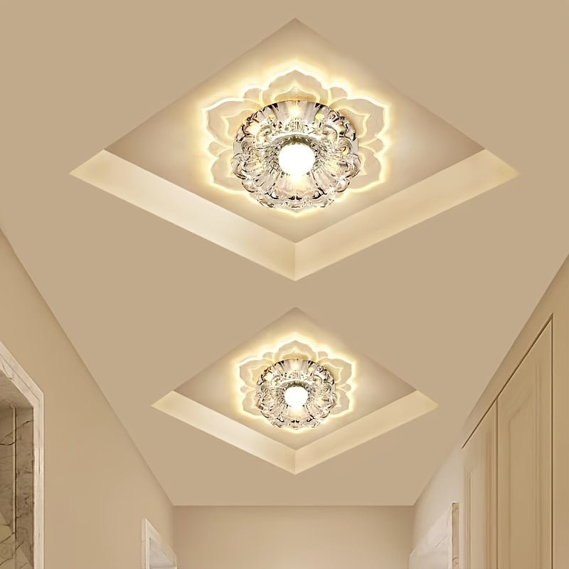 Crystal Recessed Ceiling Lotus Light fixtures - Image 10